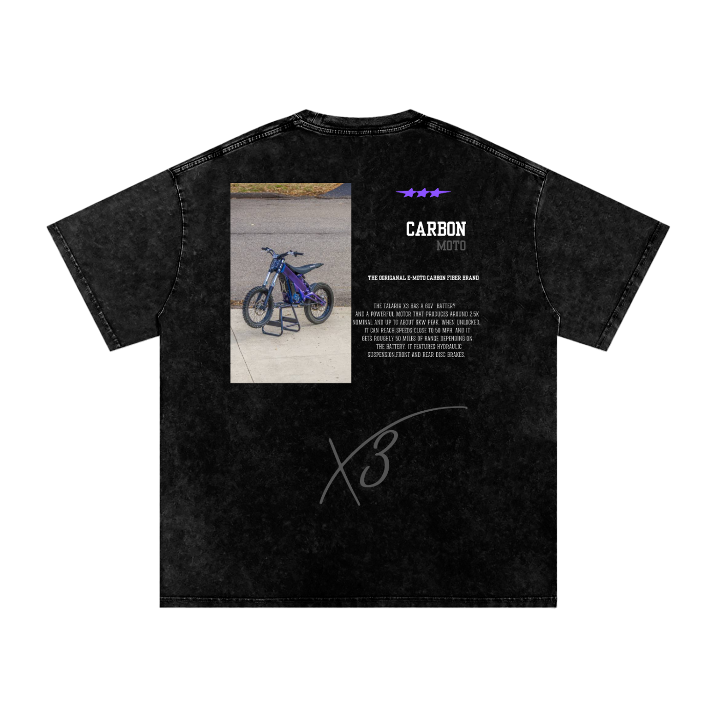 Carbon Moto Talaria x3 T-shirt