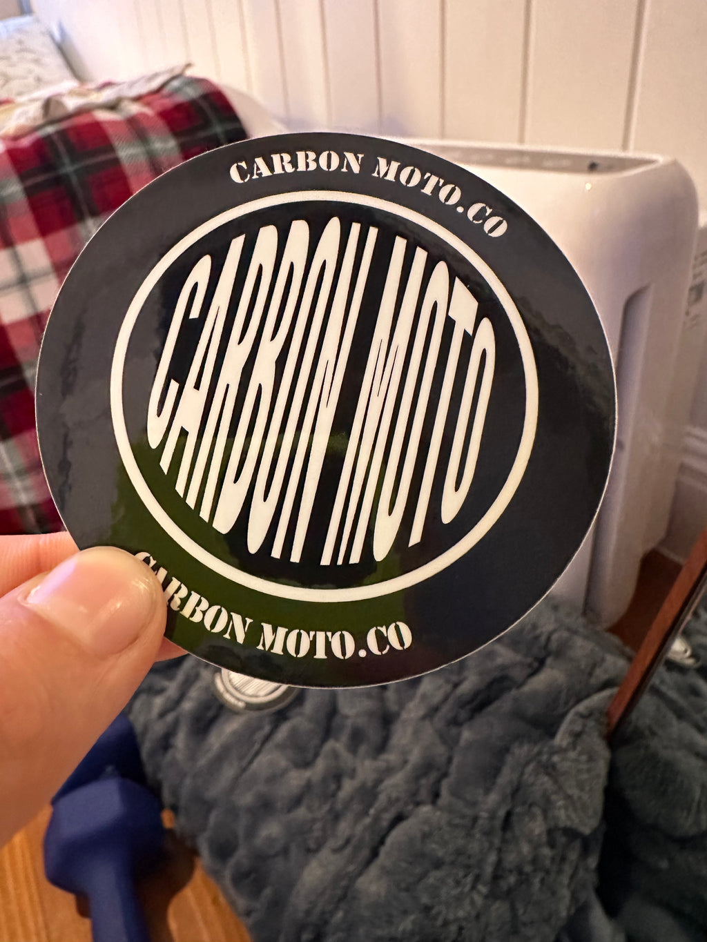 Carbon Moto Stickers