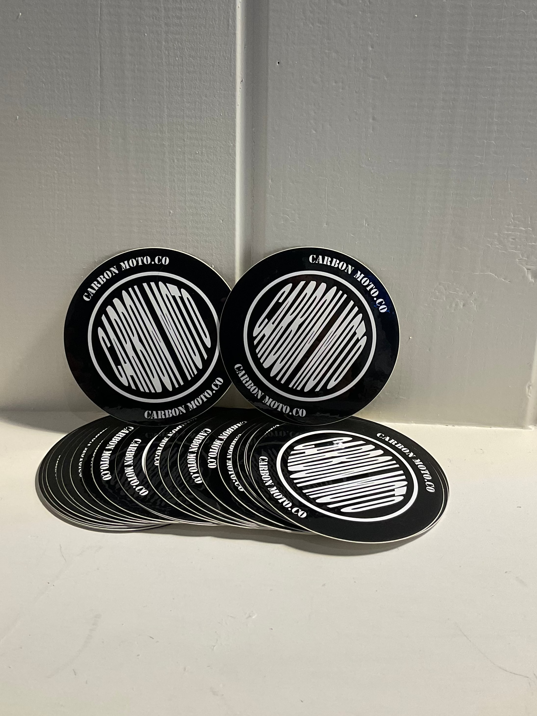 Carbon Moto Stickers