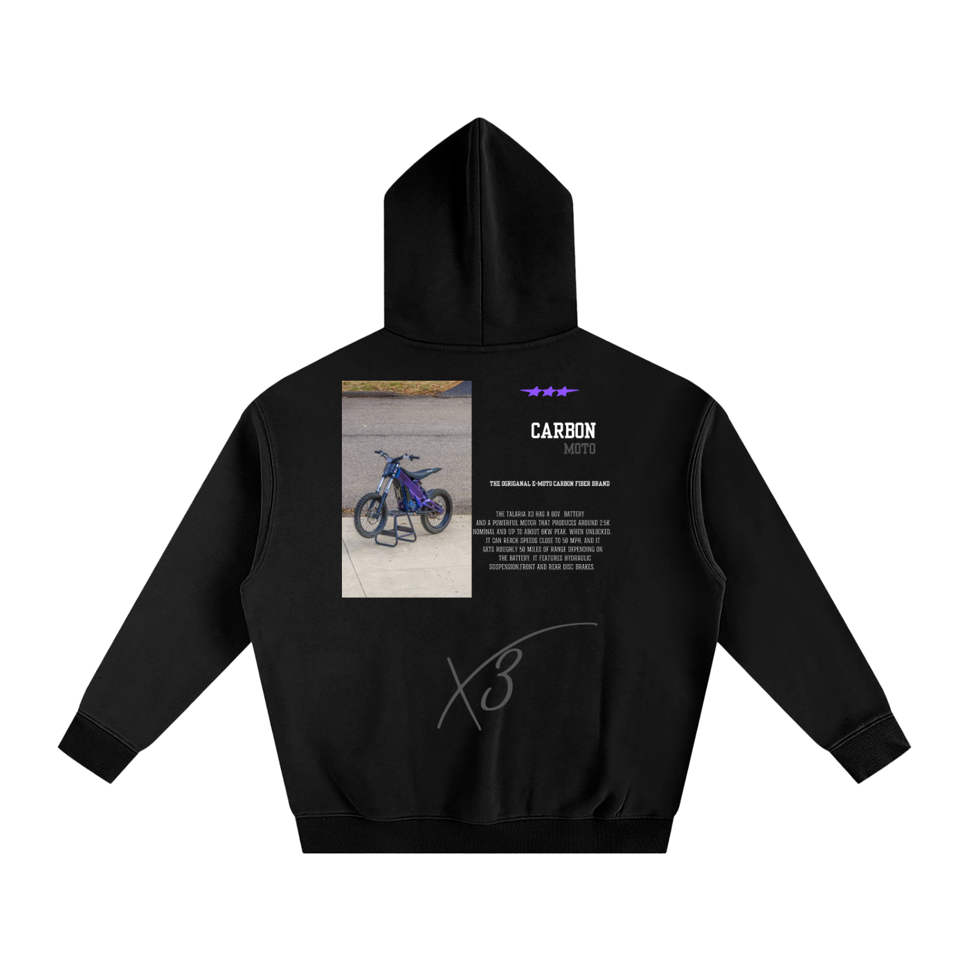 Carbon Moto Talaria X3 Hoodie